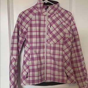 Plaid Northface Jacket